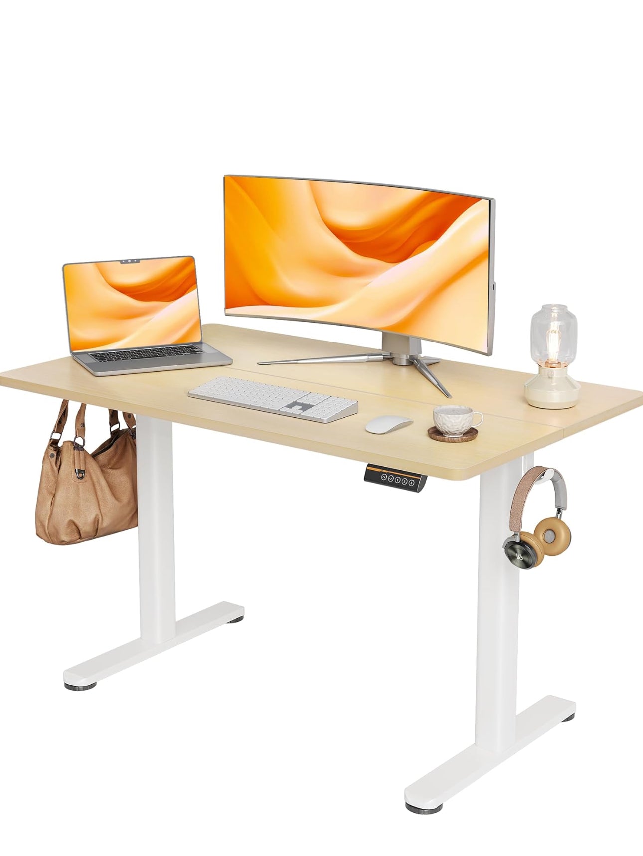Electric Standing Desk, Adjustable Height Stand