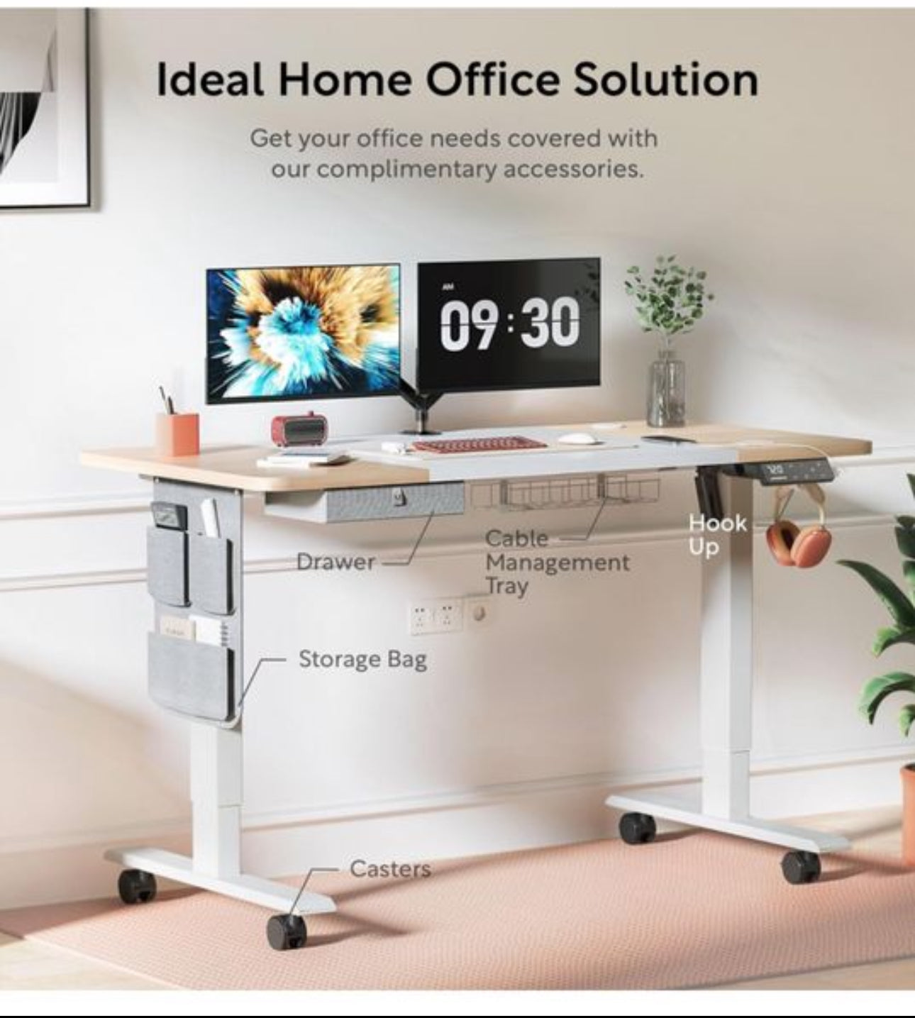 Electric Standing Desk Height Adjustable