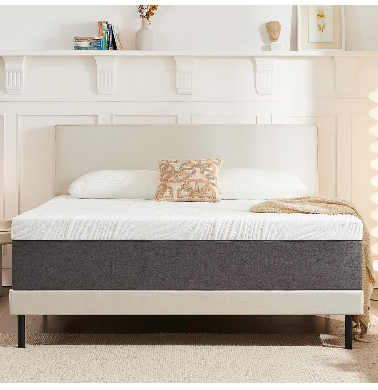 Mattresses, 20cm Double Mattresses with Memory Foam and Anti-mite