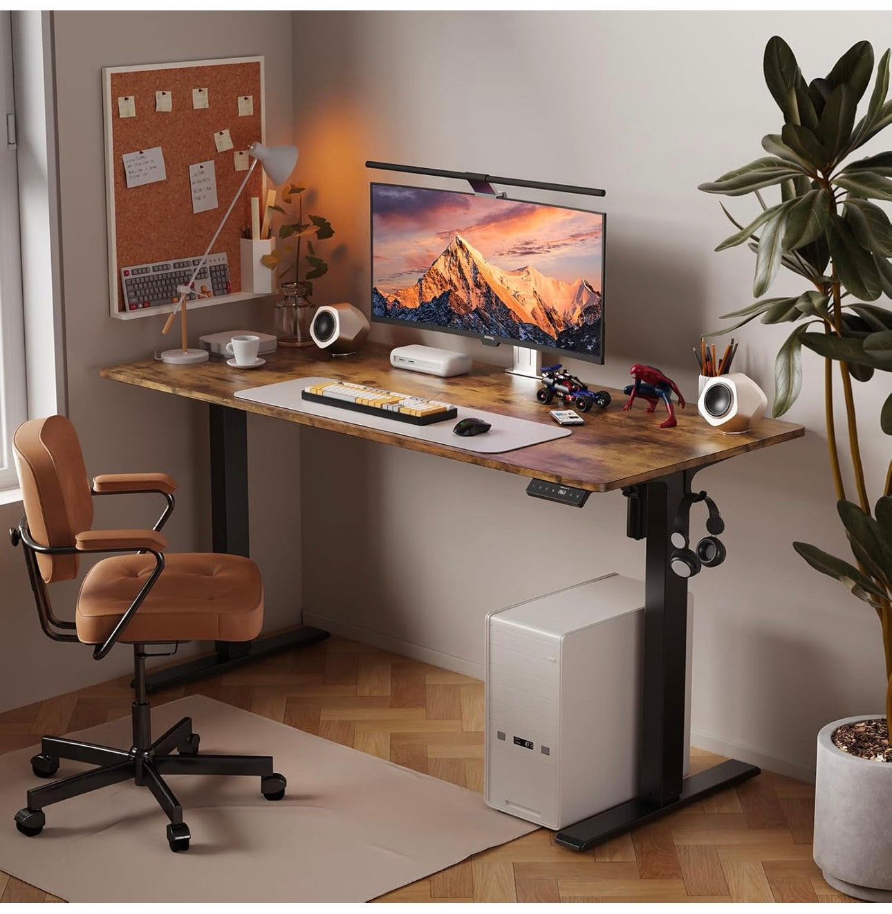 100 x 60 cm Standing Desk, Electric Height Adjusta