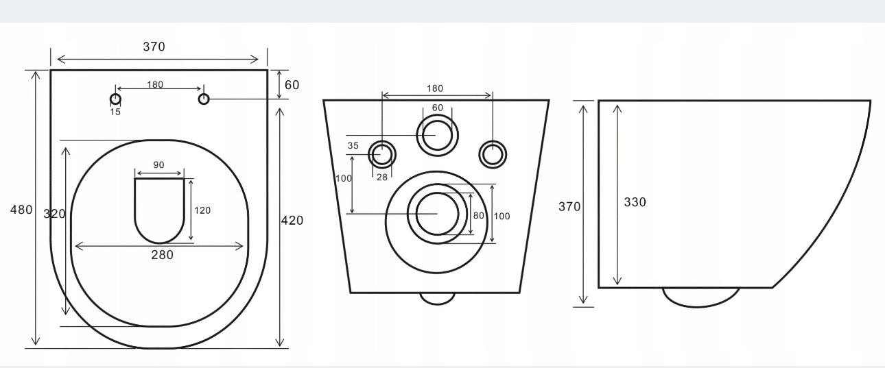 toilet bowl set