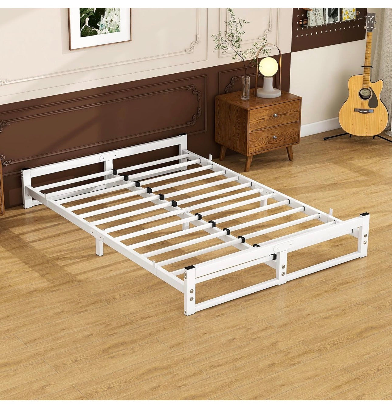 Double Bed Frame,4ft6 Floor Bed Frame Double Bed B
