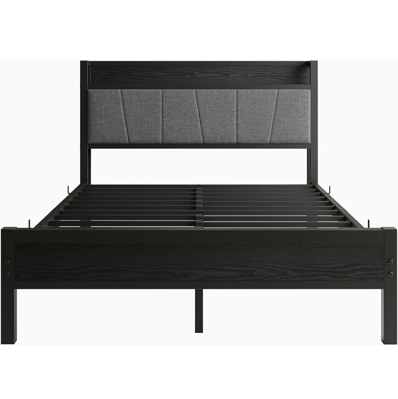 Double Bed Frames with Wooden Storage