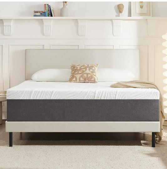 Mattresses, 25cm Super King Mattresses with Memory Foam and Anti-mite, Breathable, Removable Carved Cover