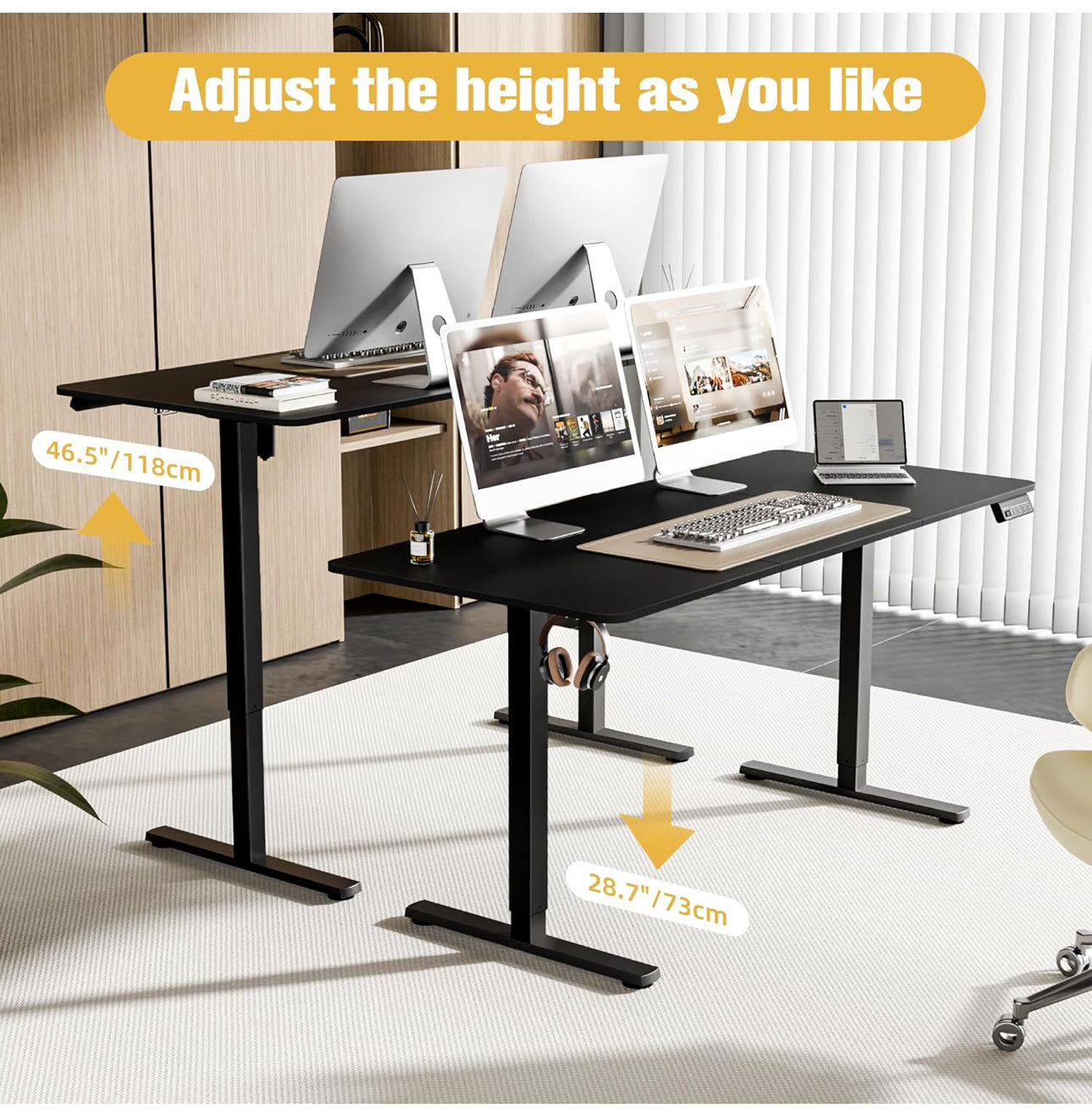 Electric Standing Desk 160x70cm