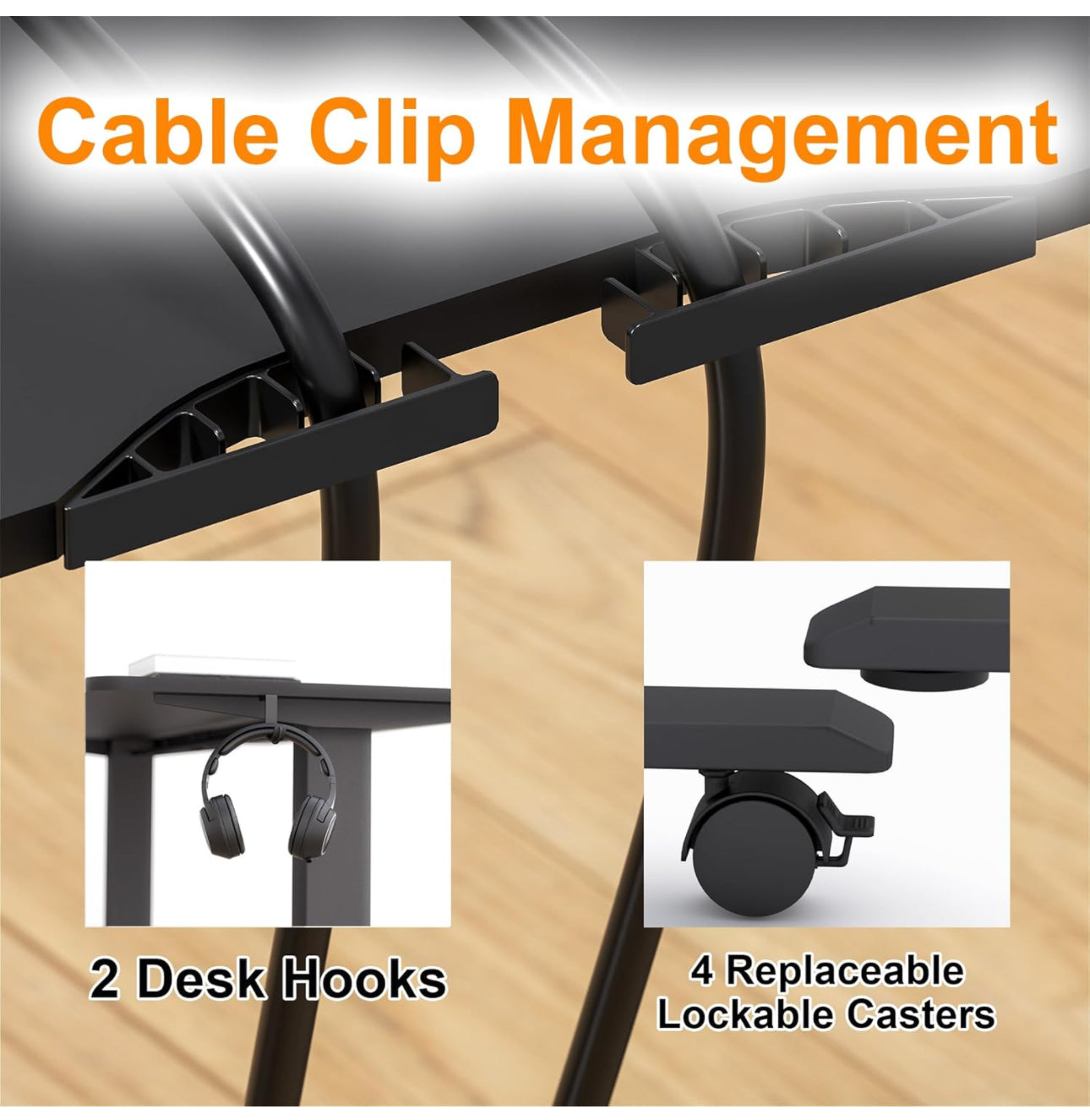 Height Adjustable Electric Standing Desk - 100x60 cm
