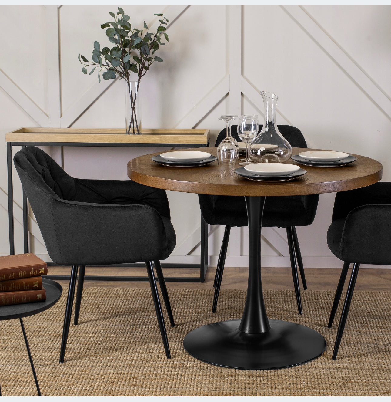 Modern Round Table for the Dining Room