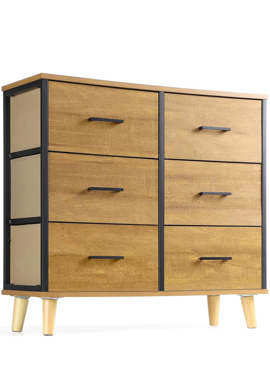 Dresser for Bedroom with 6 Drawers