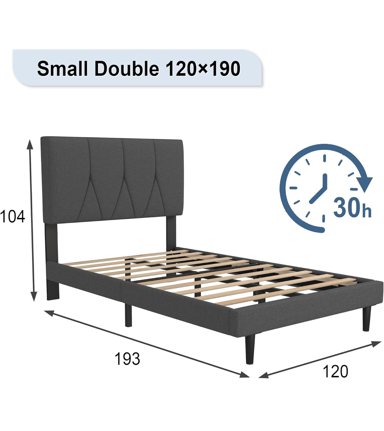 Small Double Bed Frame in