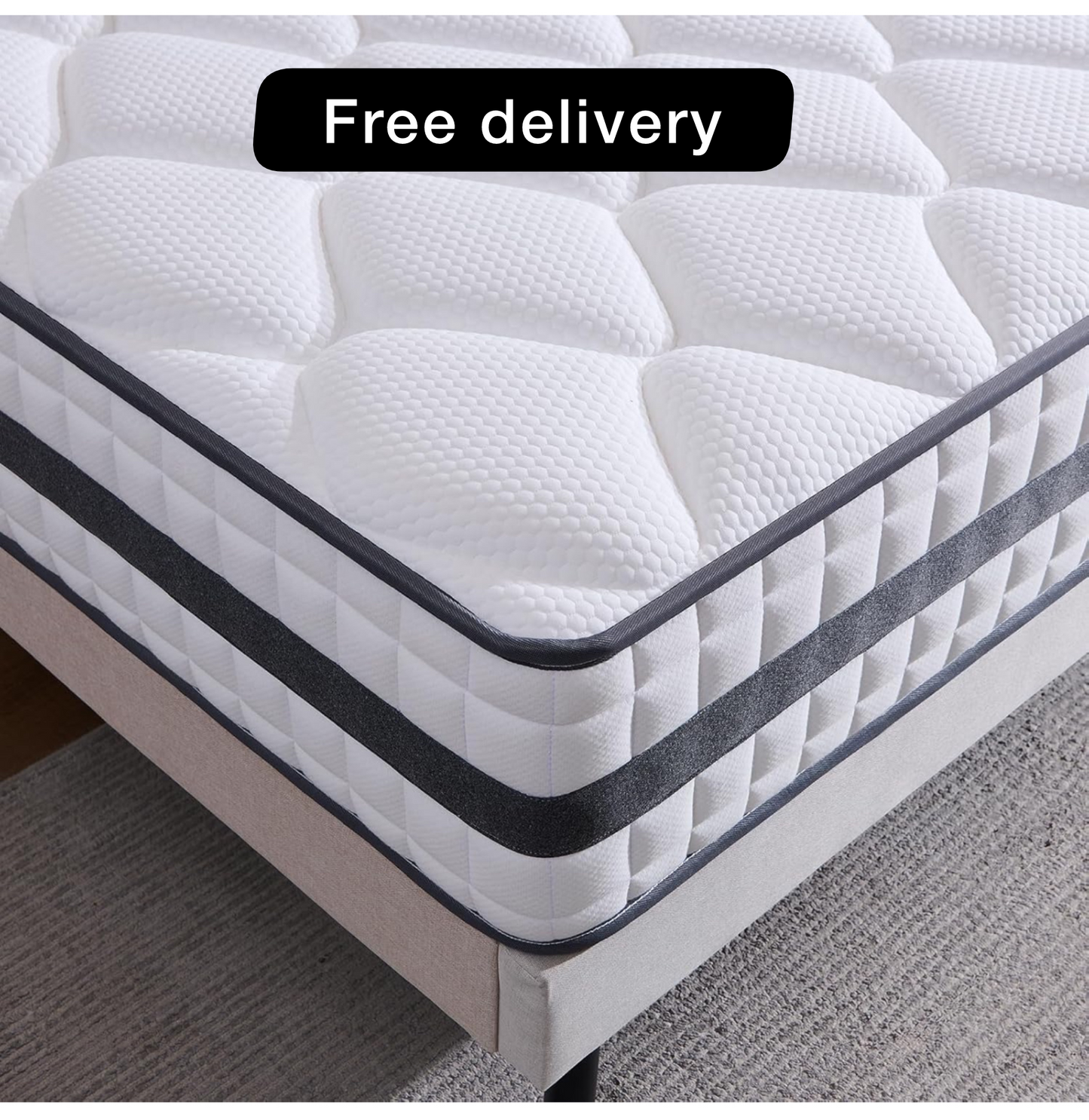 Double Mattress Hybrid Memory Foam and Spring