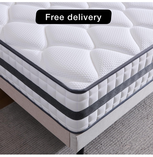 Double Mattress Hybrid Memory Foam and Spring