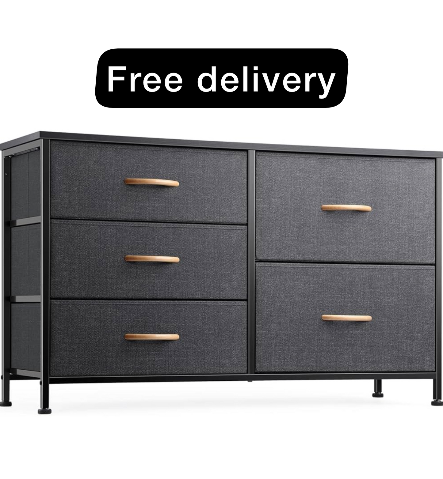Dresser for Bedroom with 5 Drawers