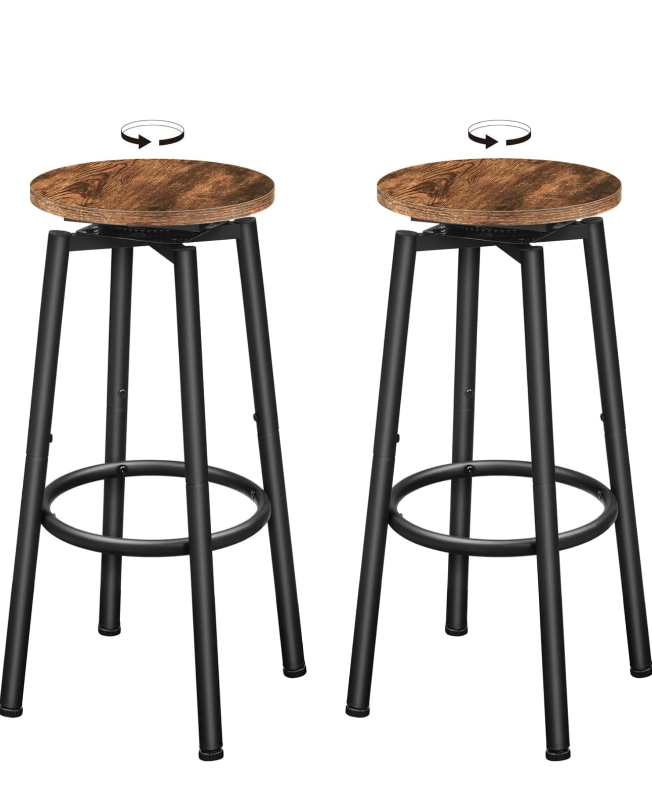 Swivel Bar Stools Set of 4