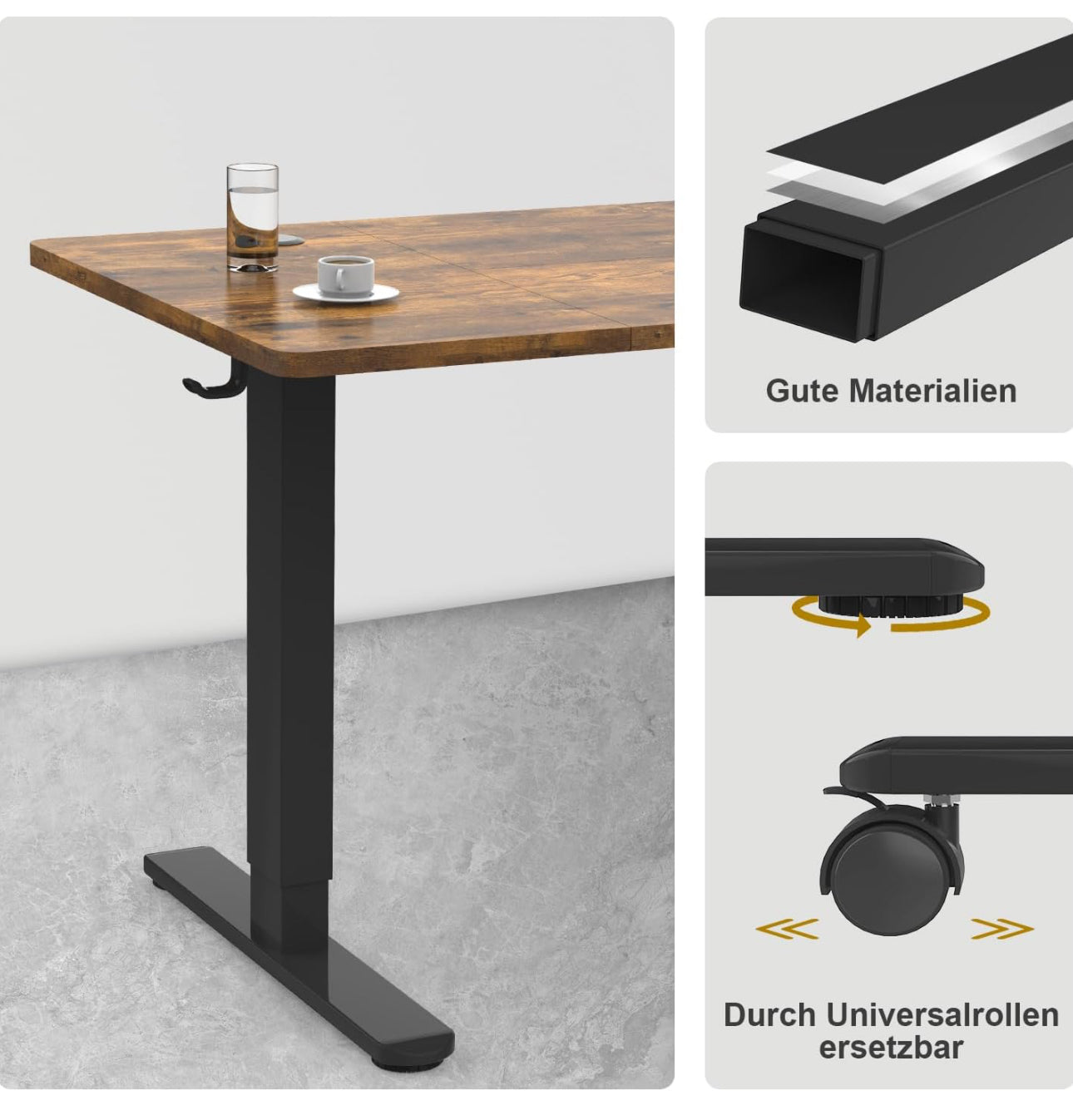 Electric Standing Desk with USB Charging Port