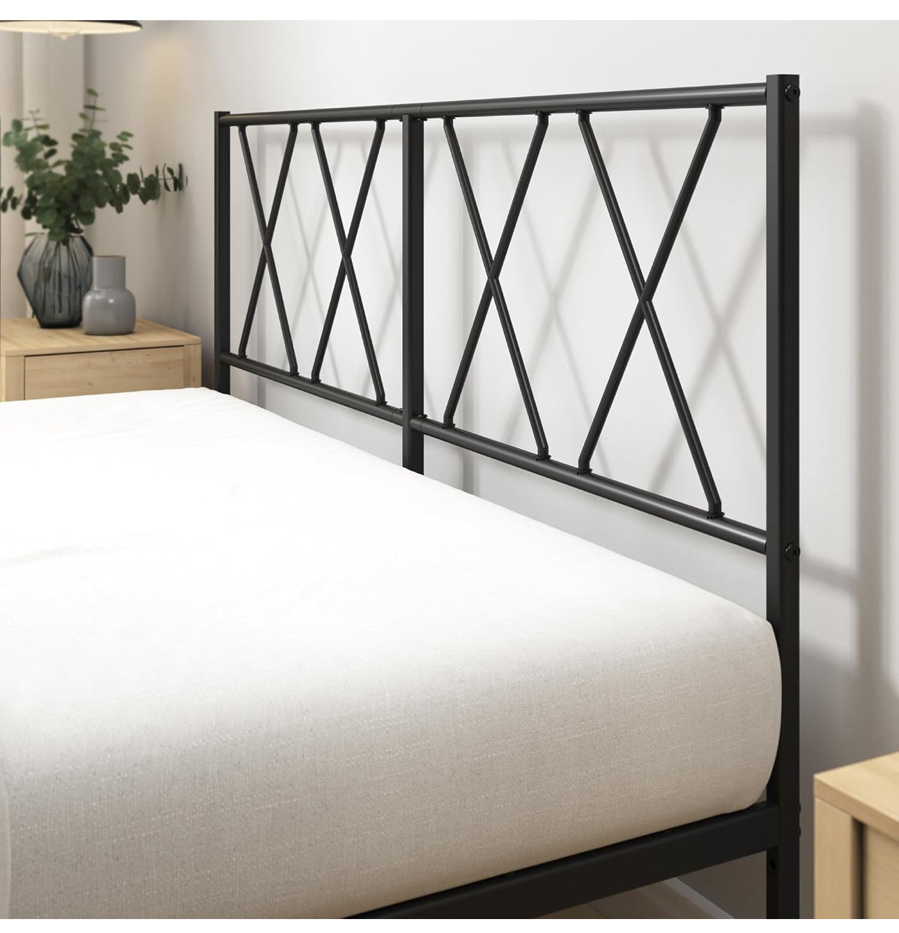 Single Bed Frame  Bed 90x190 cm 30cm Height