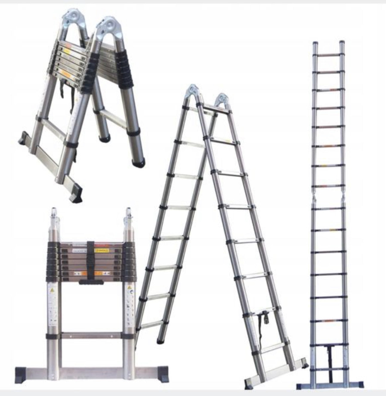 ladder 5 m aluminum up to 150 kg