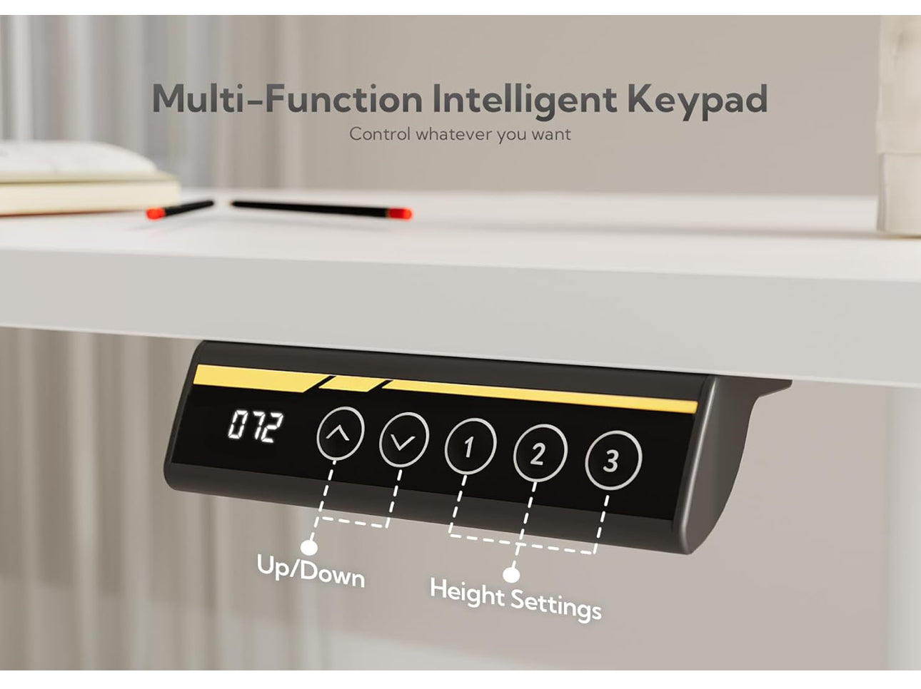Electric Standing Desk 120x60 cm
