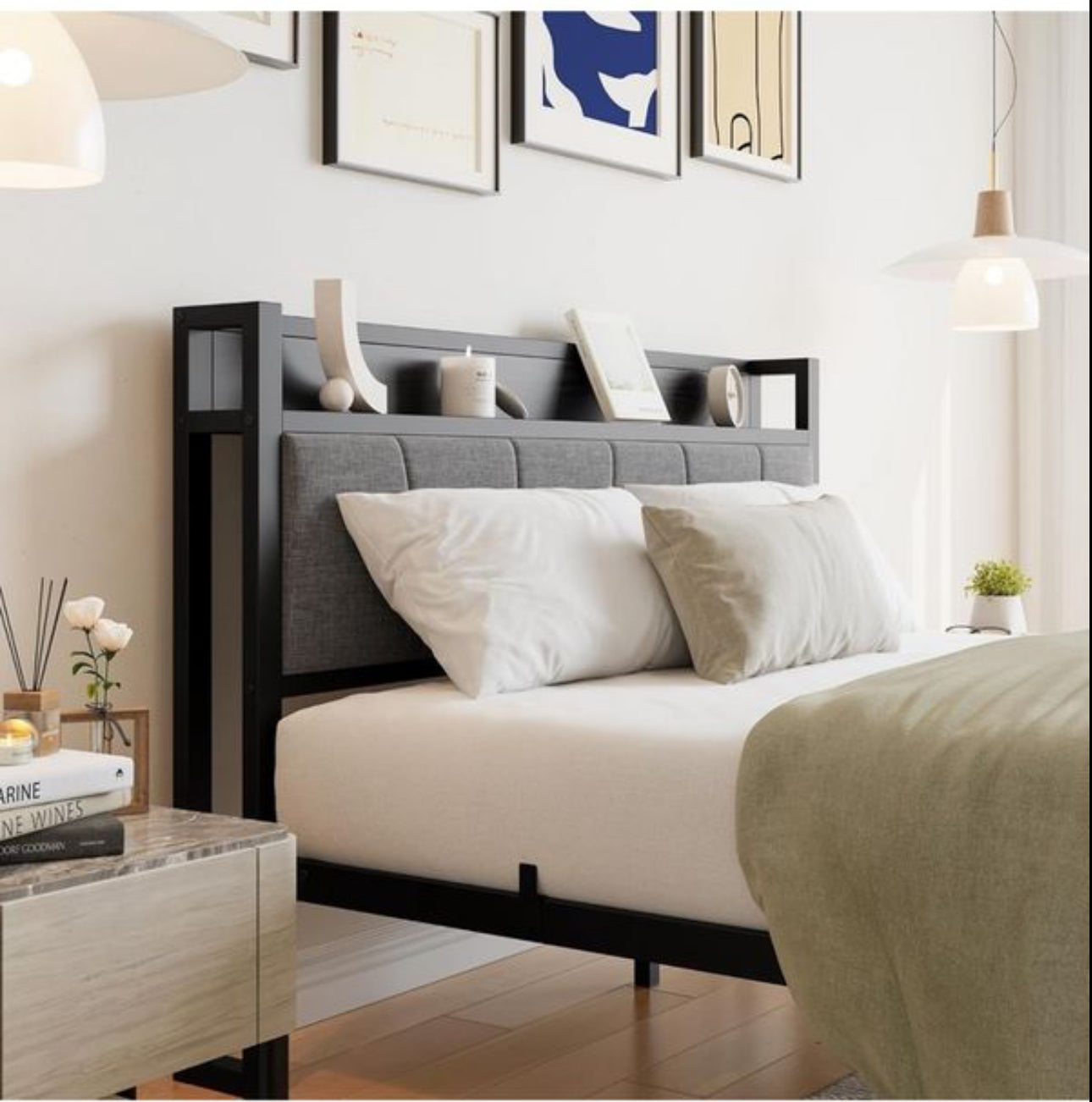 King Size Bed Frame Black