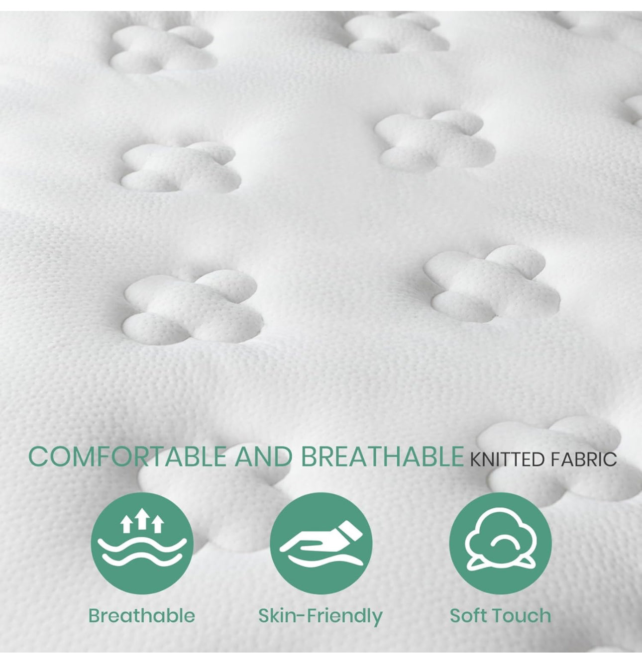 King Size Hybrid Spring and Memory Foam