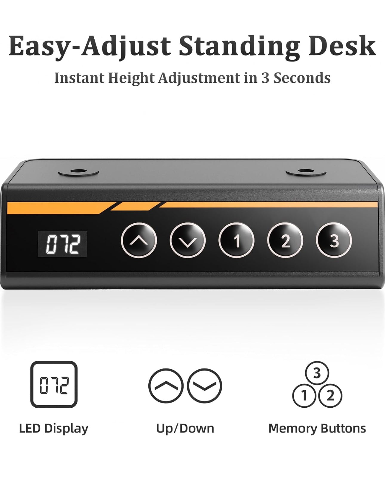 Electric Standing Desk, Adjustable Height Stand up Desk