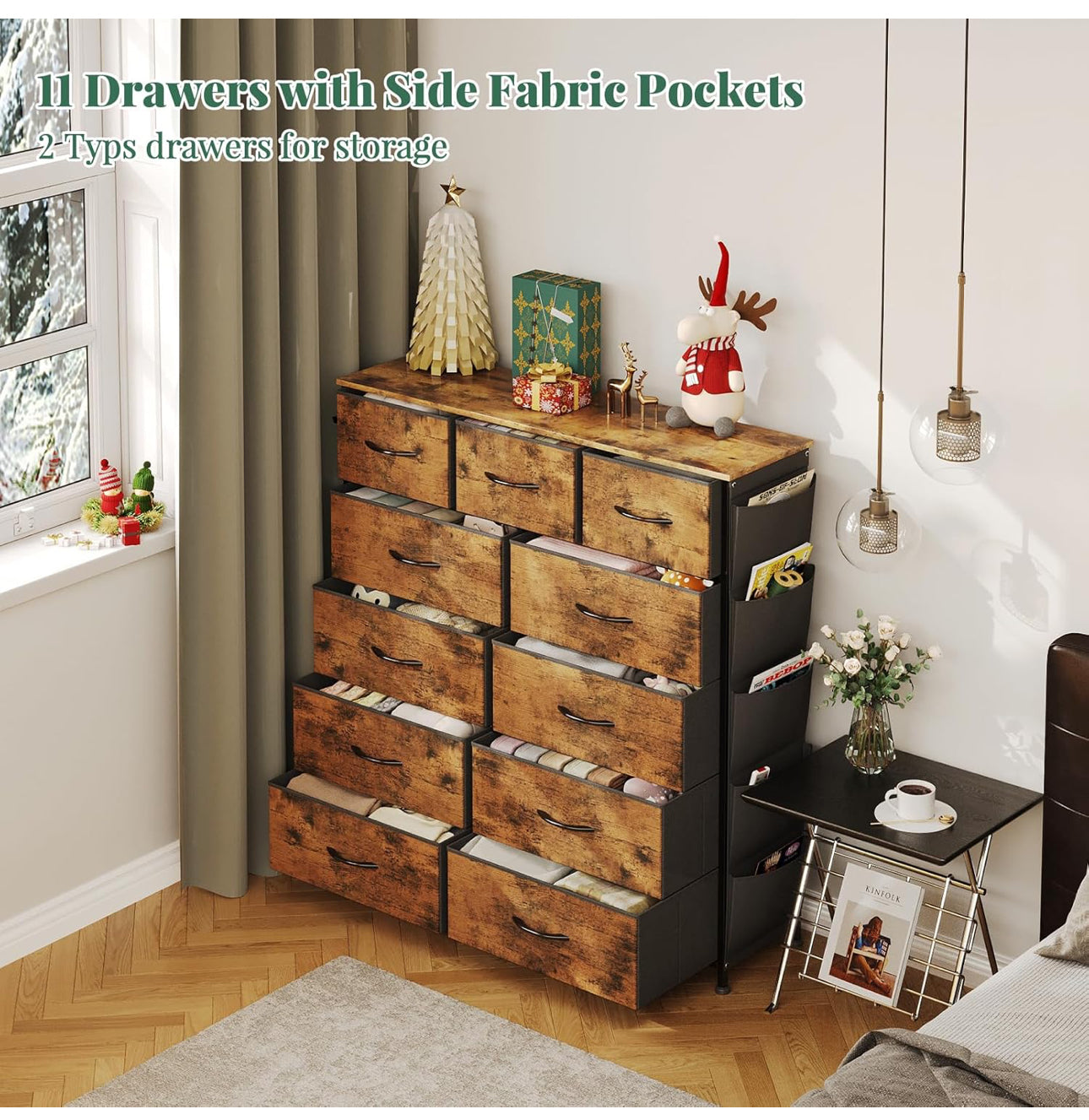 Chest of Drawers with Pockets