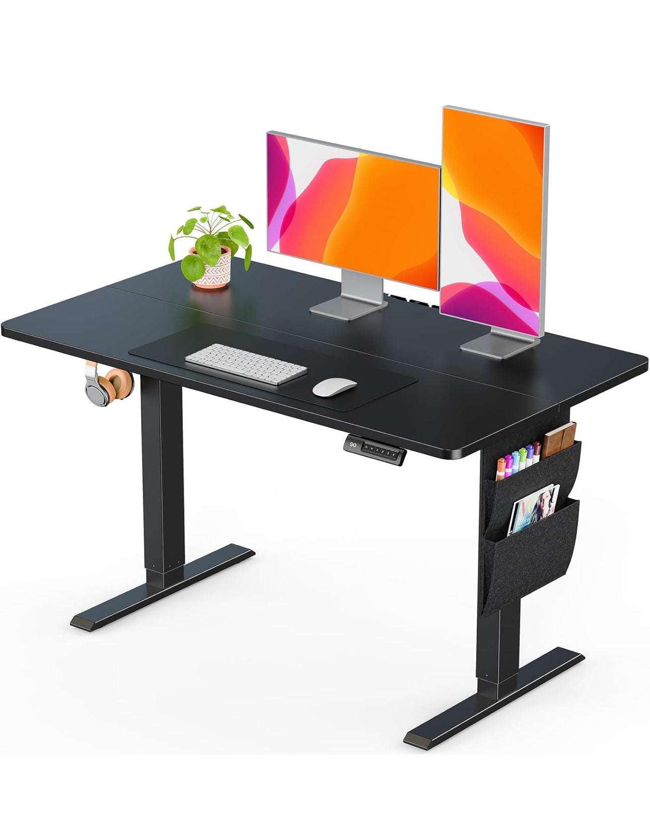 Standing Desk 120x60cm, Supports Up to 80KG Height