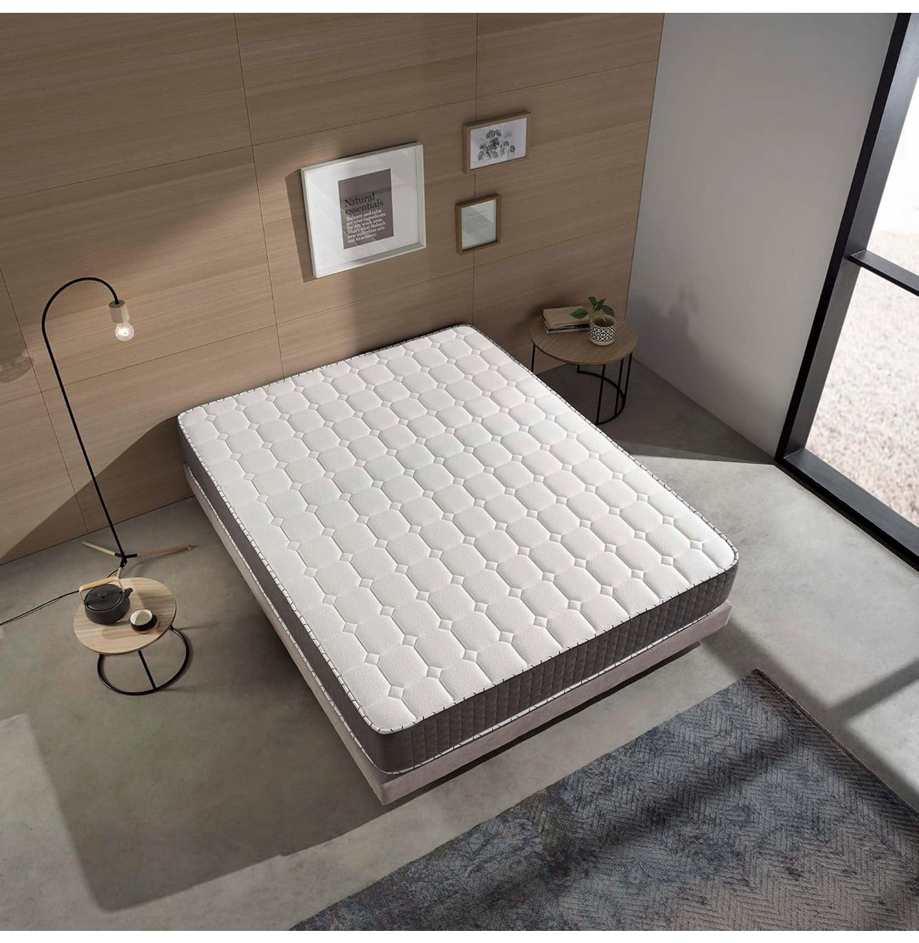 5ft King Size Mattress Memory Foam Mattress 11 Inch Deep Extra Firm Mattress (150x200cm