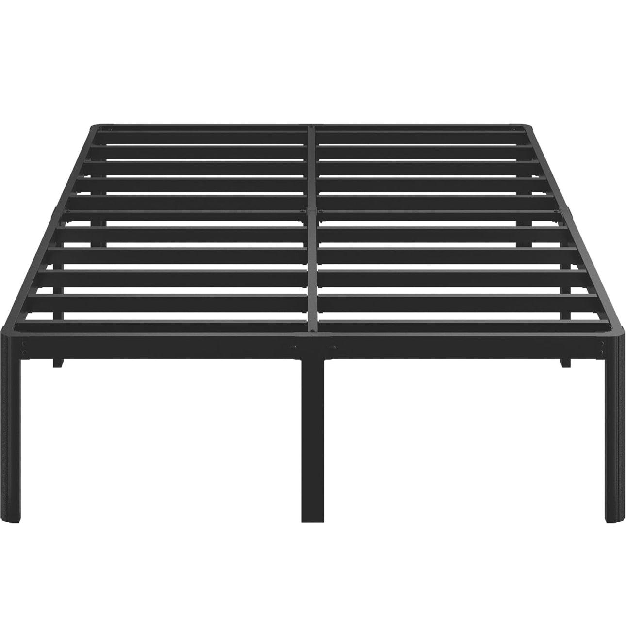 Small Double Bed Frame 4ft with Rounded Corner Legs, 41 cm