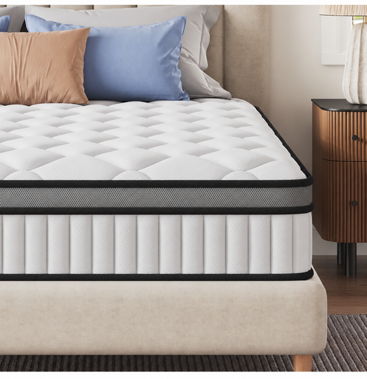 Small Double Hybrid Mattress, 22cm Pocket Sprung, 120x190cm
Zero-noise independent springs offer motion isolation & back pressure relief for peaceful sleep