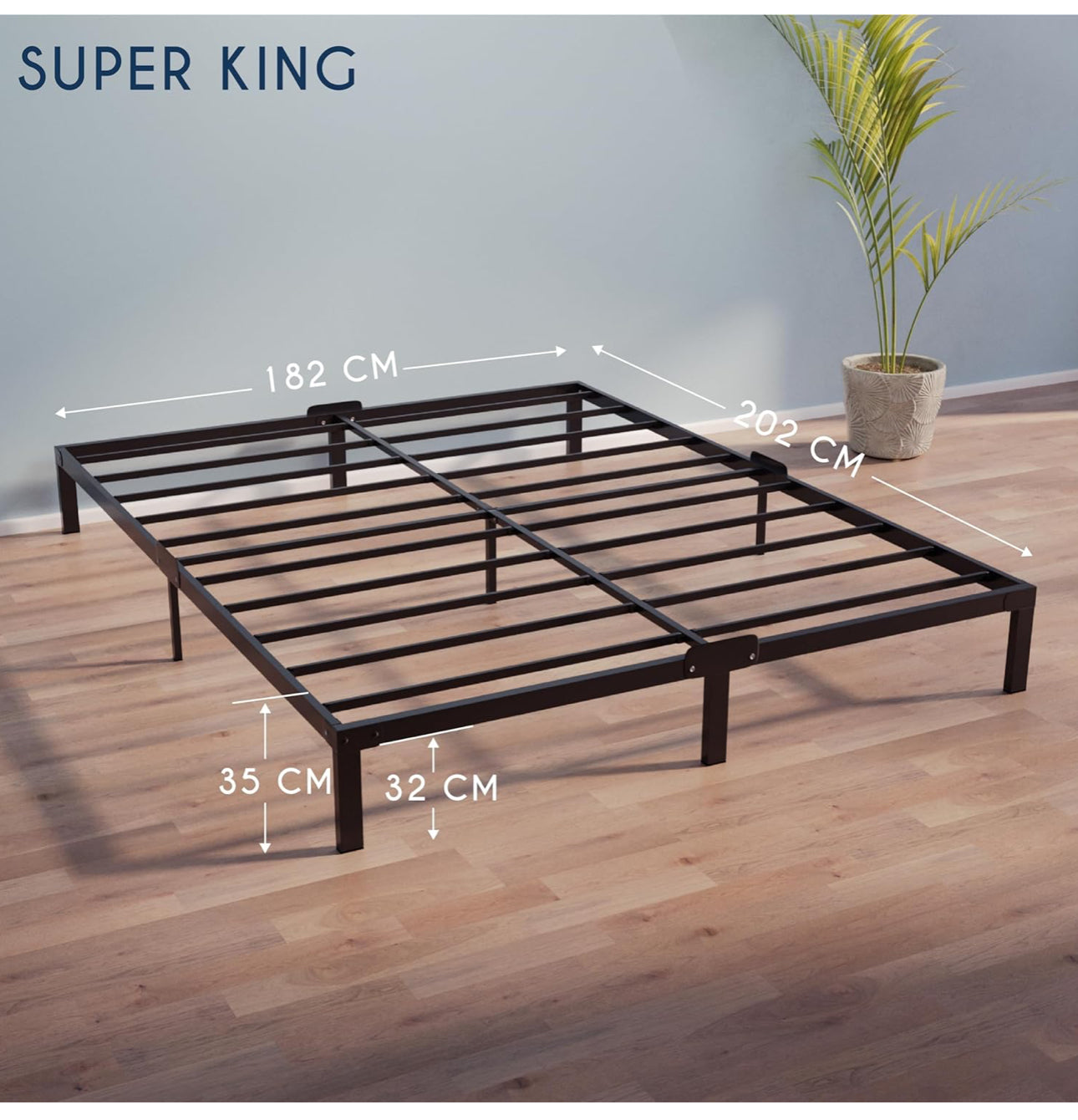 Super King Bed Frames Metal 180x200