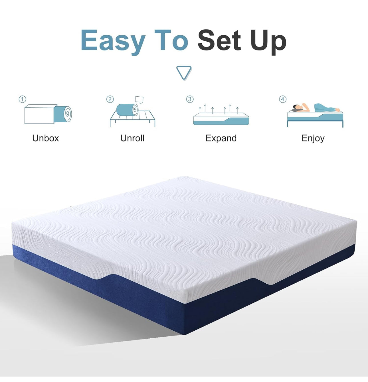 Double Mattress (135x190x20cm) – 20cm Medium Firm Memory