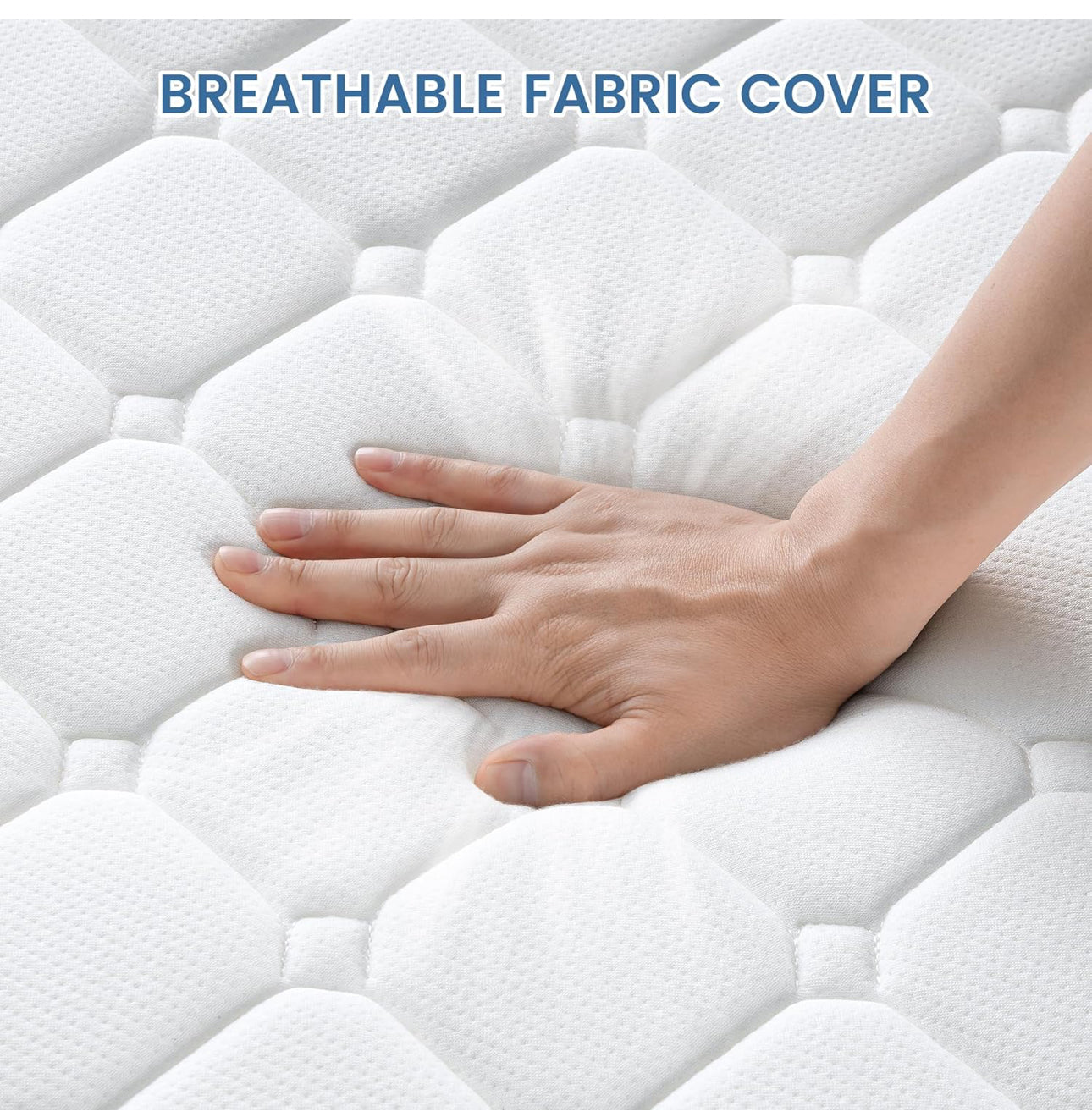 3FT Single Mattress, Sleeping Sprung Mattress Medi