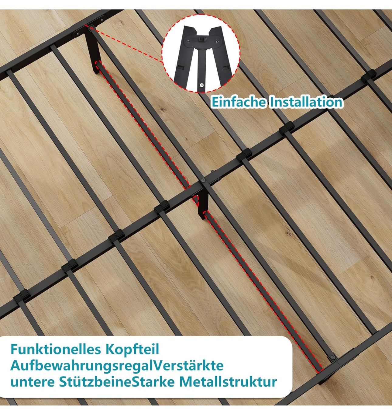 Double Bed Metal Bed Frame