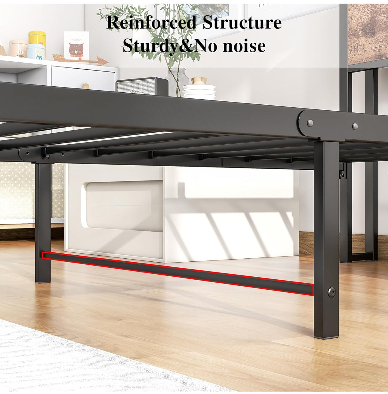 Single Bed Frame with Storage