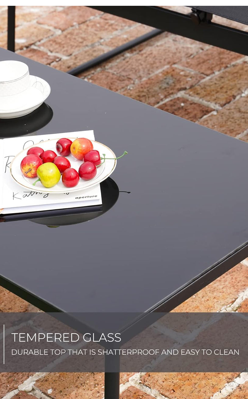 Sets 4 Pieces, Garden Table and Chairs