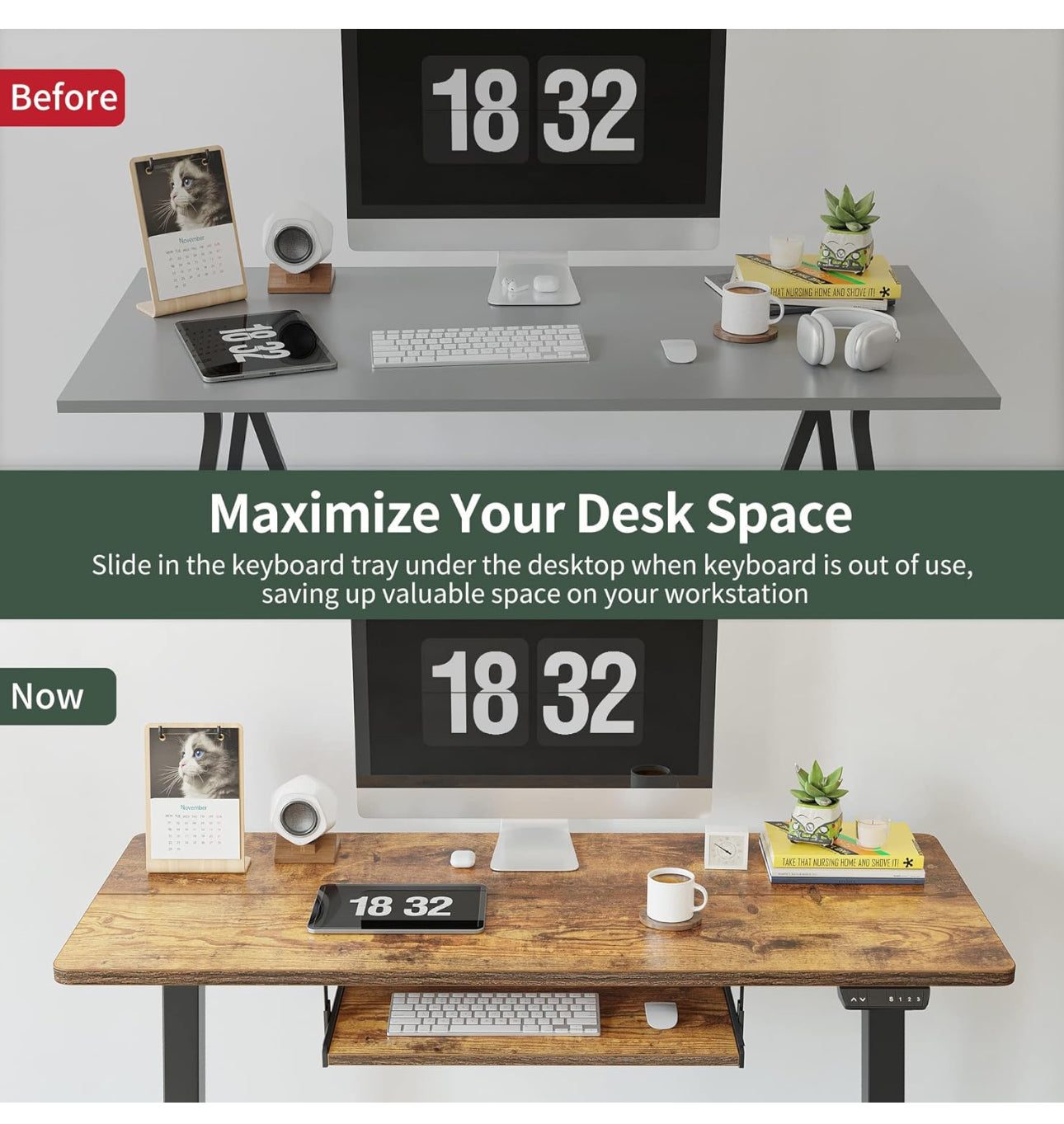 Electric Standing Desk 120x60