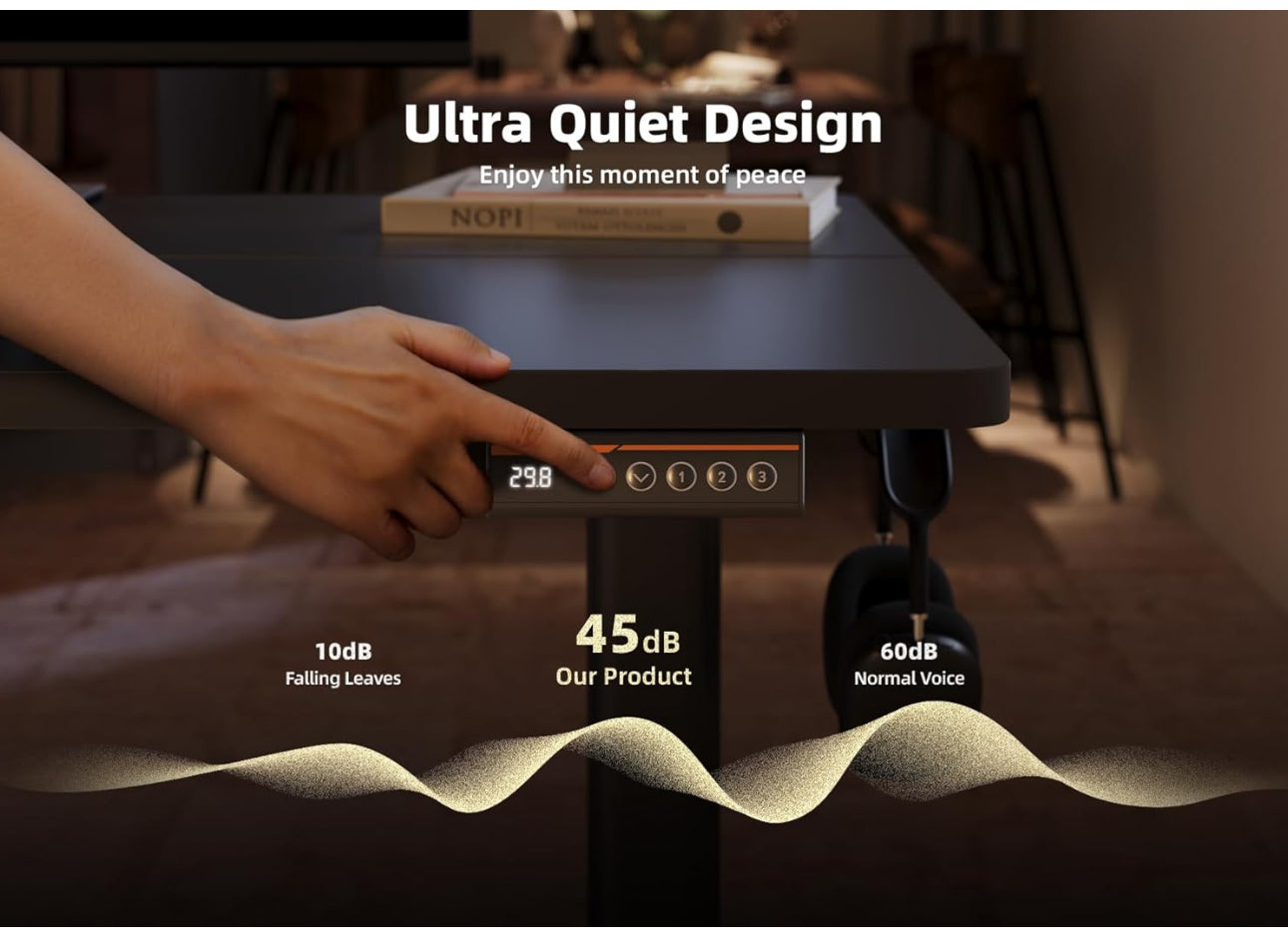 Electric Standing Desk 120x60 cm
