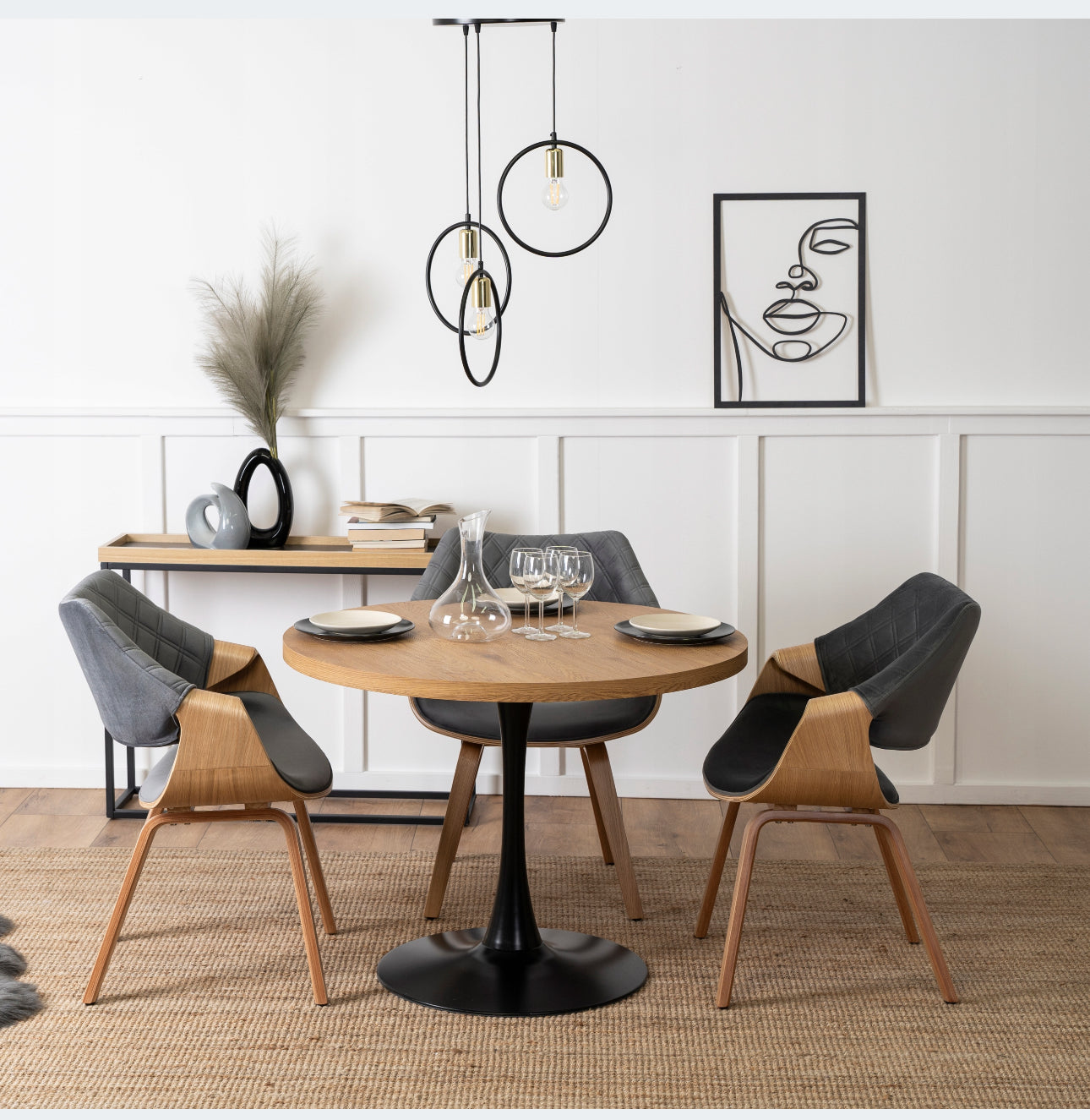 Round Modern Table For Living Room