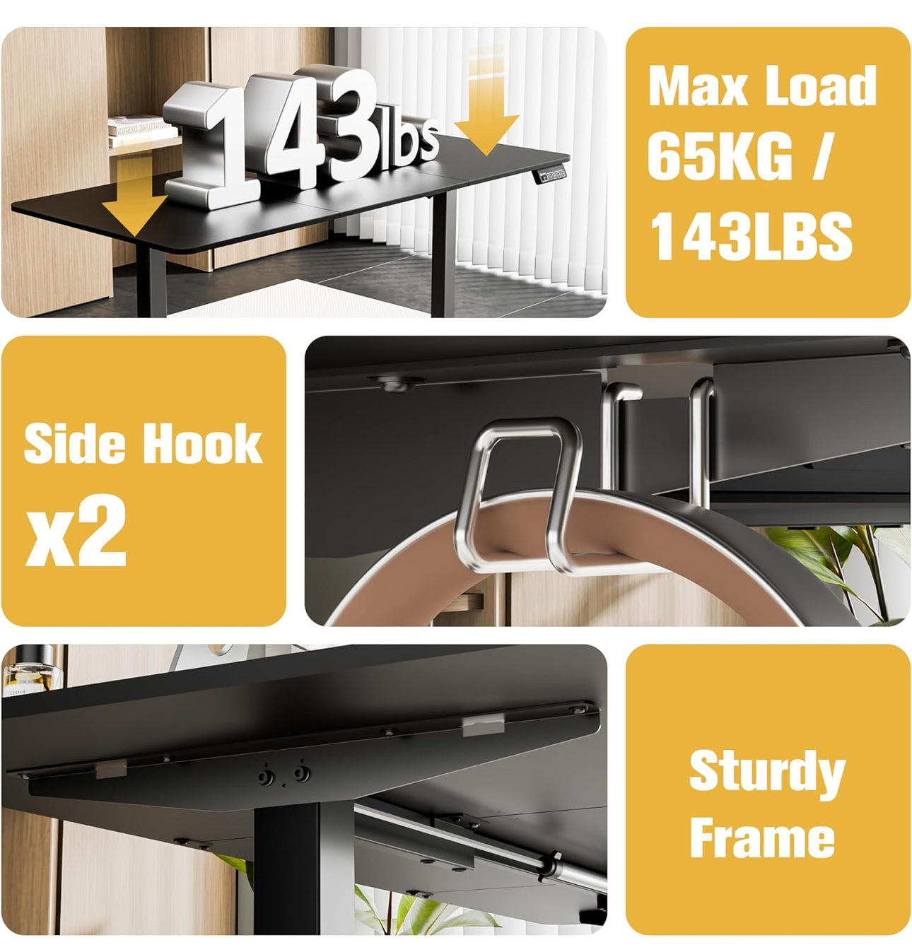 Electric Standing Desk 160x70cm