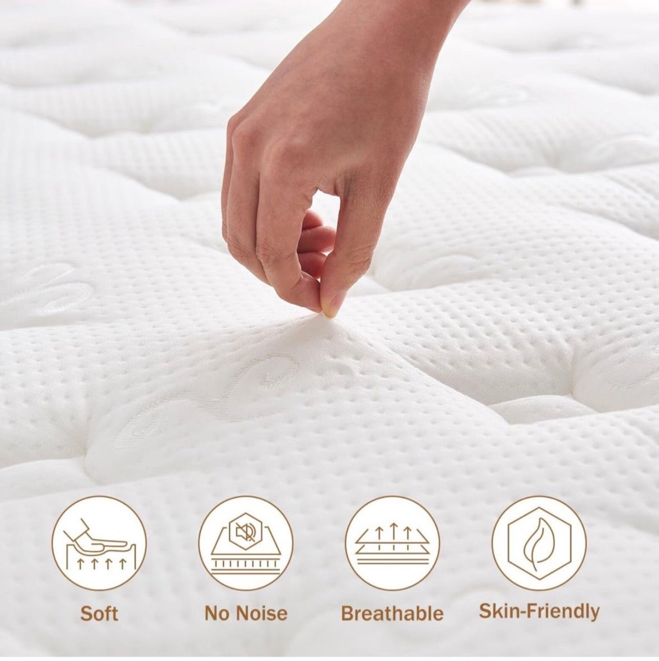 3FT Single Mattress, 10.2 INCH Single Memory Foam Mattress