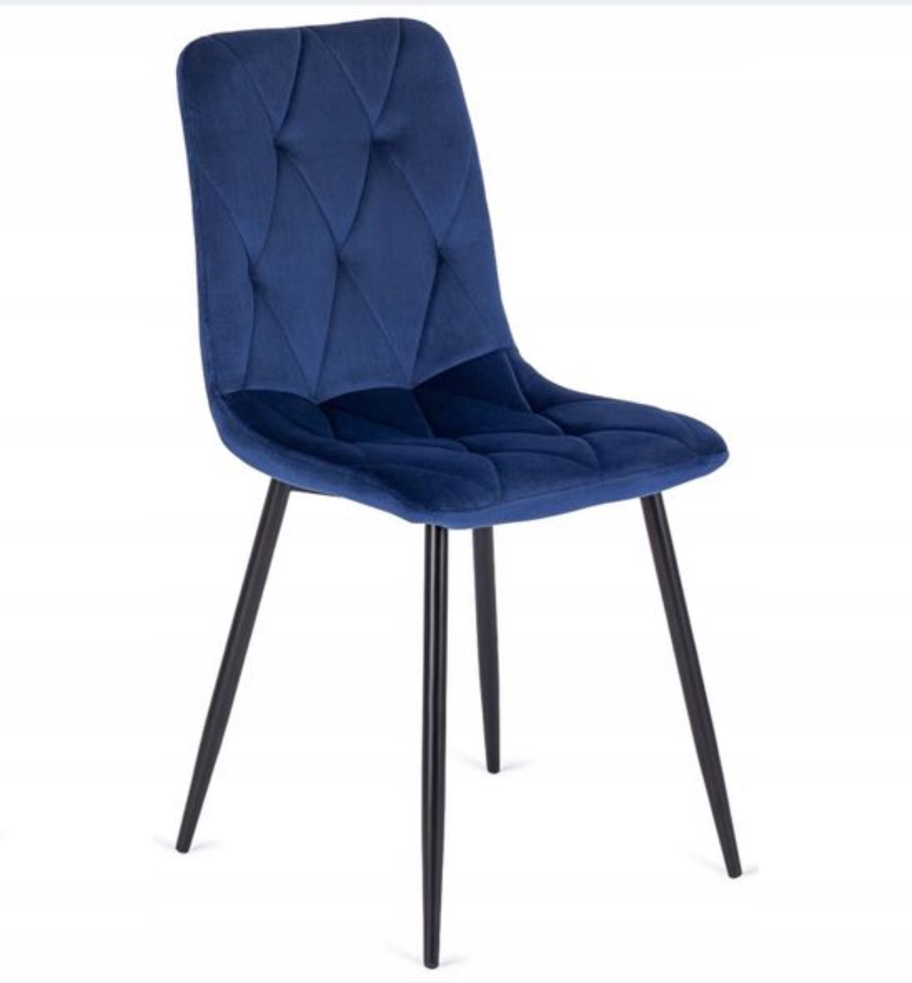 Set of 4x Velvet Upholstered Chair for Dining Room