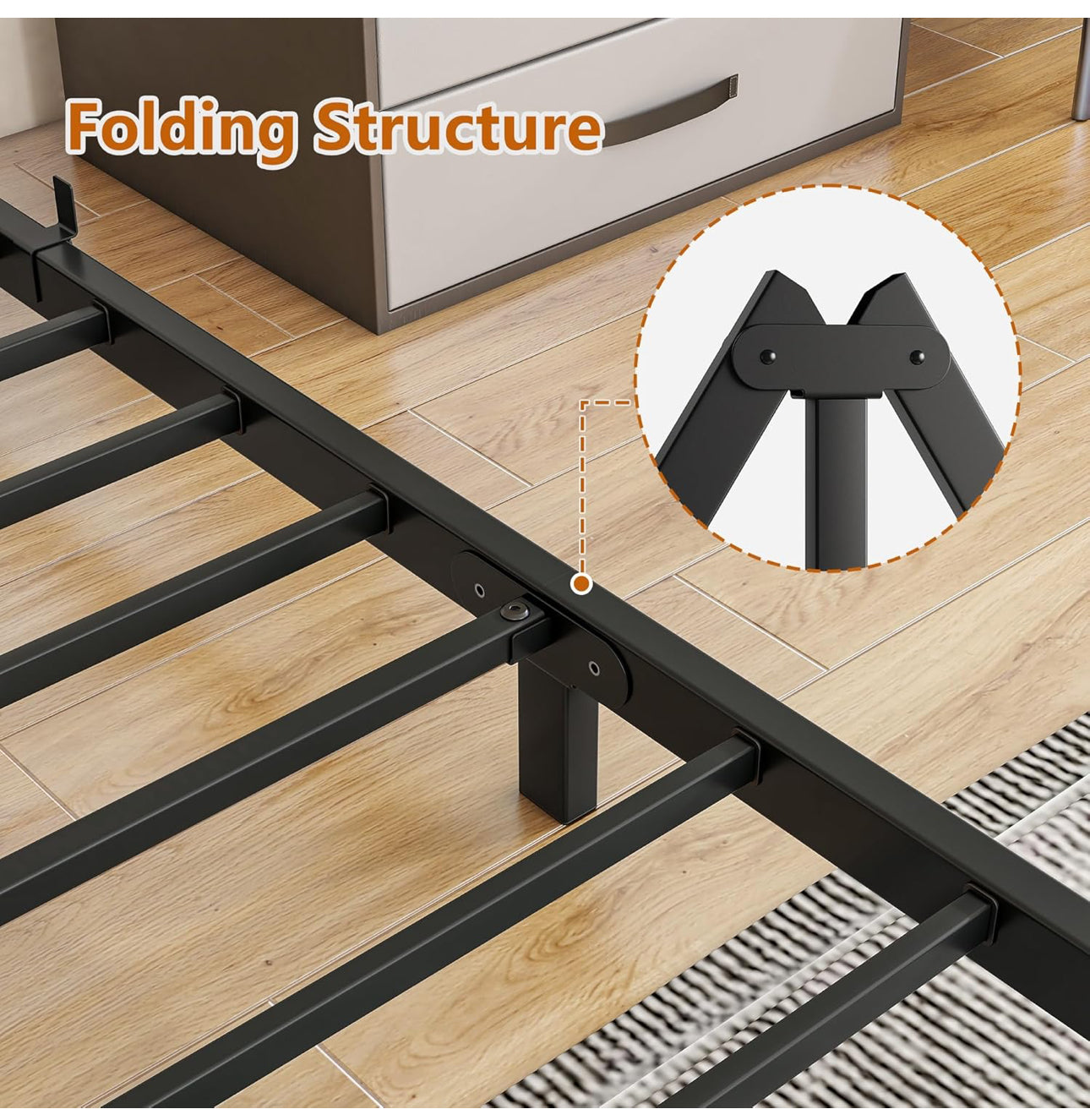 King Size Bed Frame,5ft Floor Bed Frame King Size Bed