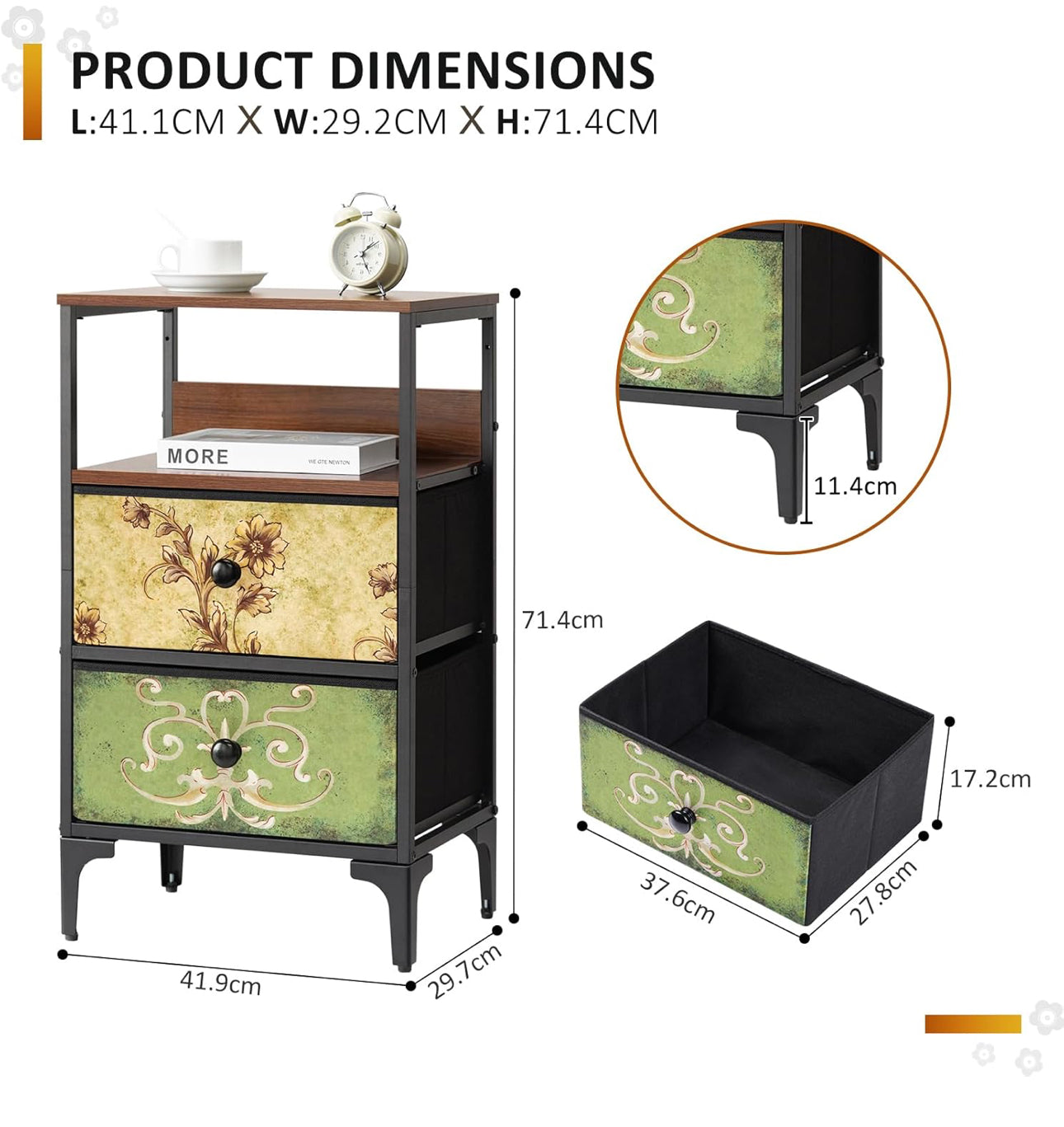 Bedside Tables set of 2