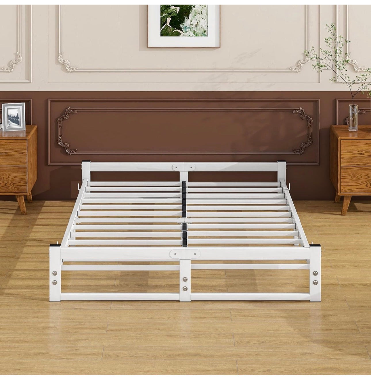 Double Bed Frame,4ft6 Floor Bed Frame Double Bed B