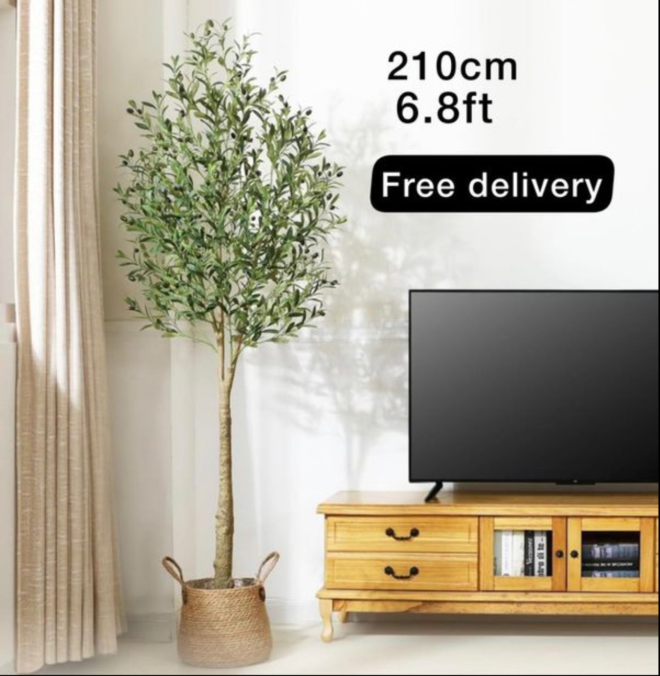 Artificial Olive Tree Plant 210cm