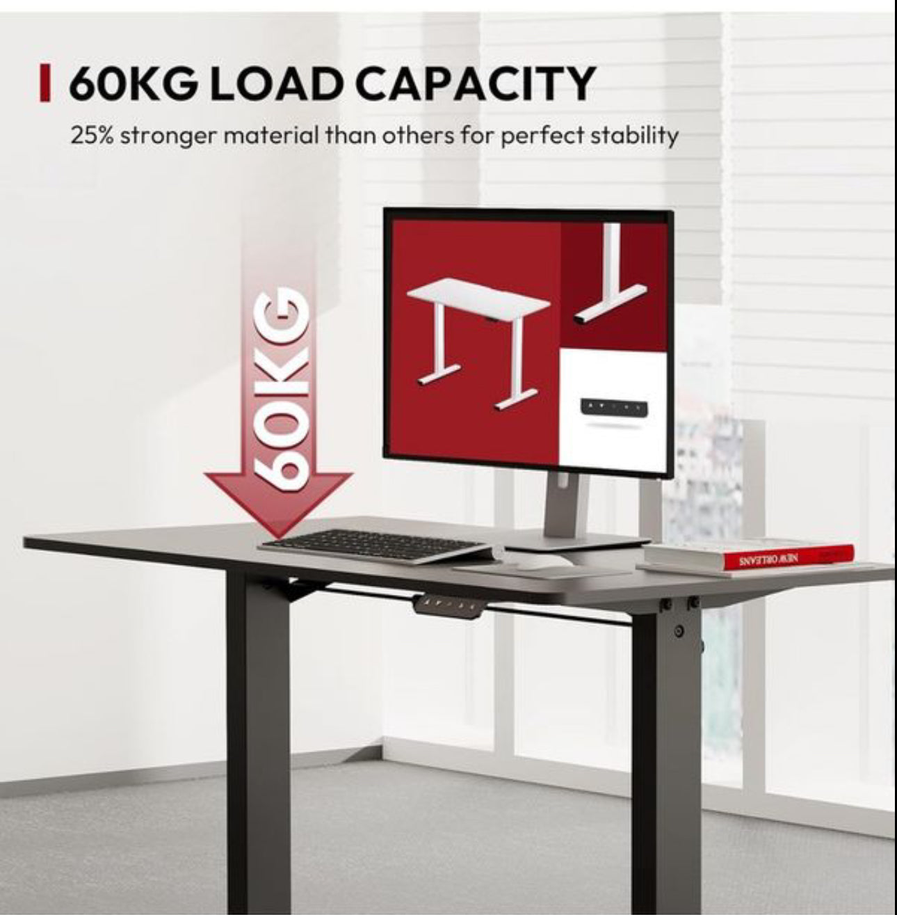 110 x 60 Electric Standing Desk