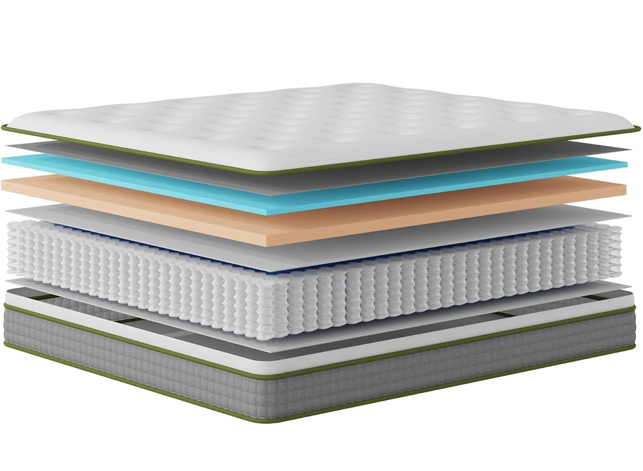 King Mattress,Hybrid Pocket Spring & Memory Foam,1