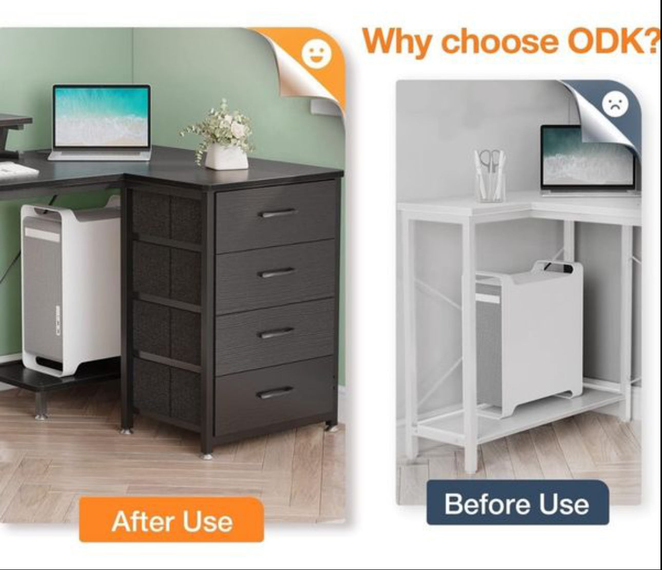 Corner Desk Black