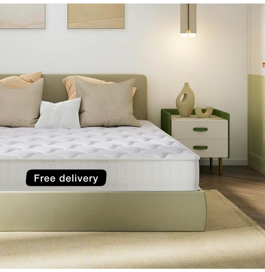 King Size Mattresses, 8 Inch Pocket Sprung Mattresses with Breathable CertiPUR-US Foam and Skin-friendly OEKO-TEX Fabric, Medium Firm 5FT Mattress 150x200x20cm