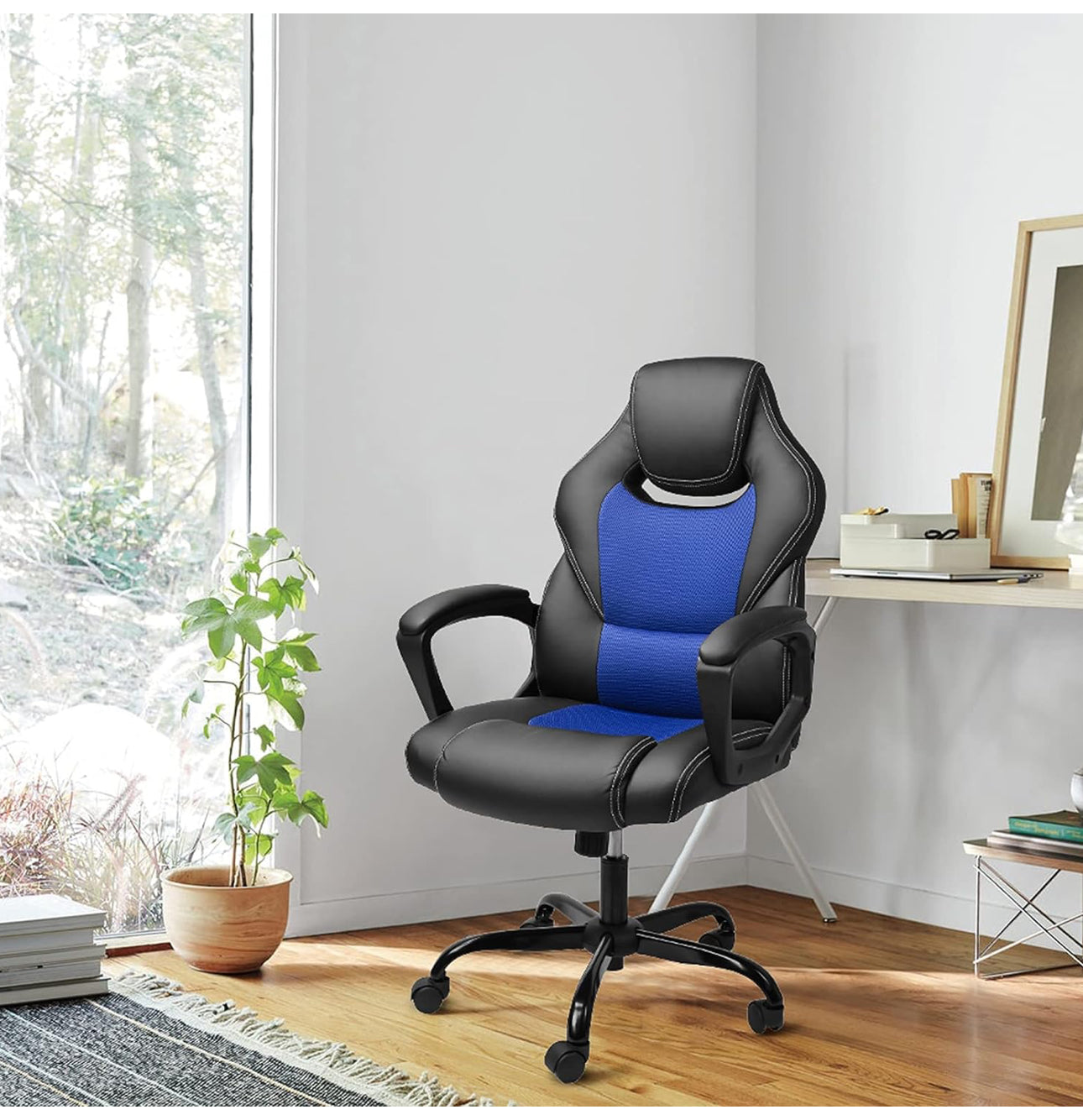 Office Chair Racing Style Blue